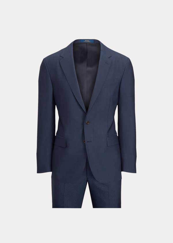 Men's Polo Ralph Lauren Polo Pin Dot Wool Suits | 869305BSZ